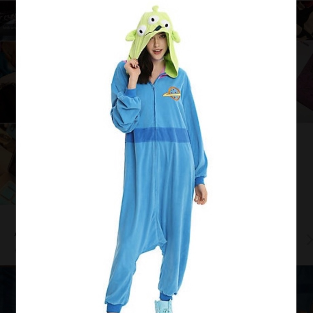 Toy Story alien adult onesie